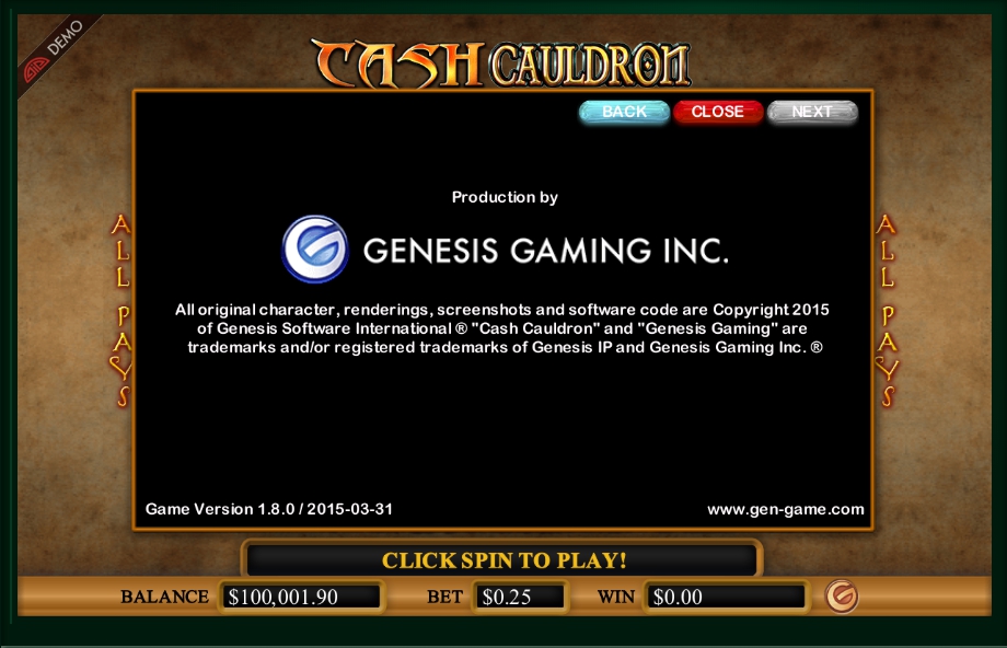 the magic cauldron slot demo